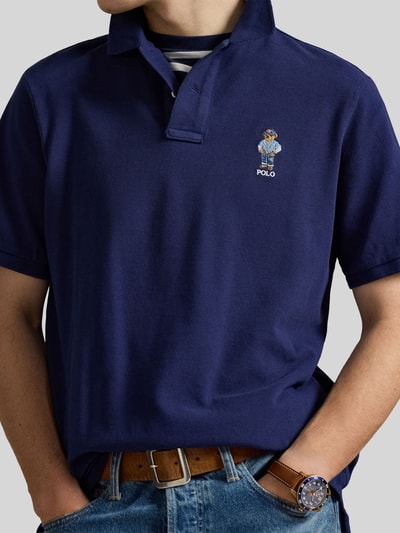 Polo Ralph Lauren Relaxed Fit Poloshirt mit Polo Bear Stitching Rauchblau 3