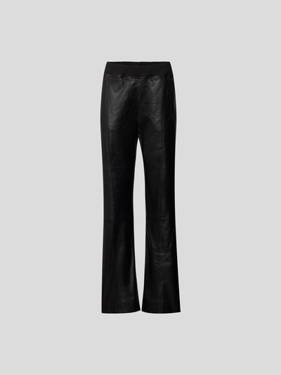 Dodo bar Or Lederhose im Relaxed Fit Schwarz 2