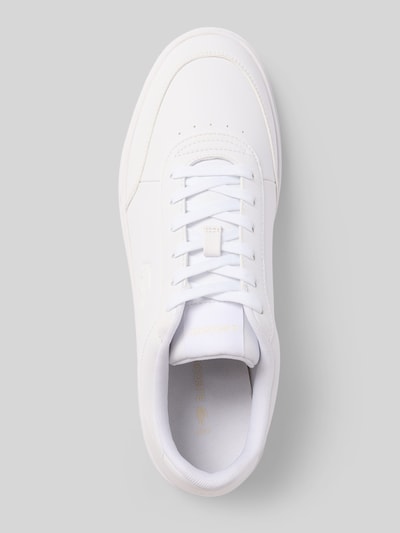 Lacoste Low Top Sneaker aus echtem Rindsleder Weiss 3