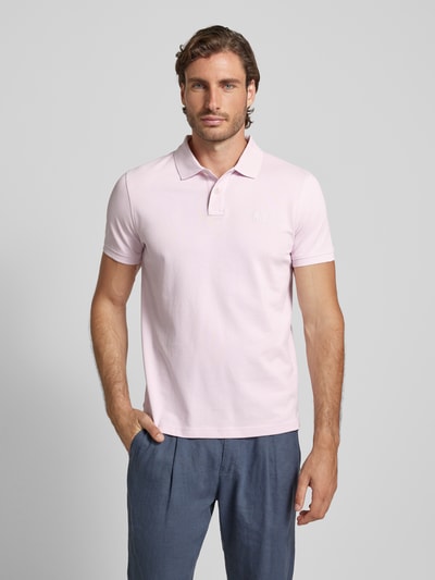 MCNEAL Regular fit poloshirt met labelstitching Roze - 4