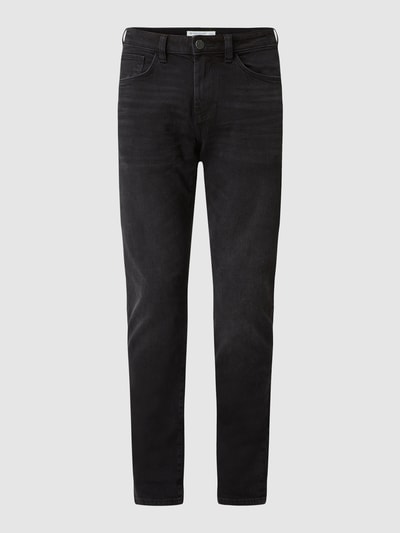 Tom Tailor Regular slim fit jeans met stretch, model 'Josh' Zwart - 2