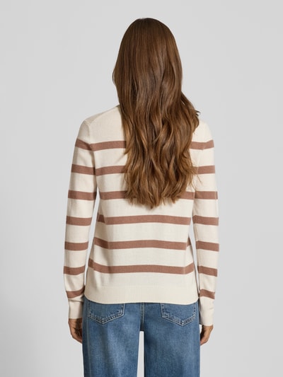 Christian Berg Woman Sweter z dzianiny z czystego kaszmiru Złamany biały 5