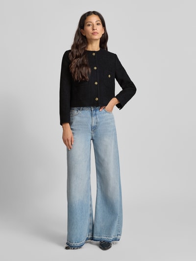 Bash Regular Fit Blazer mit Lanawoll-Anteil Modell 'Meredith' Black 1