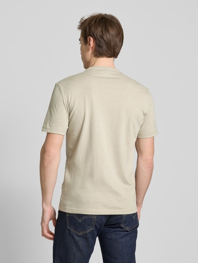 Casual Friday T-Shirt mit Rundhalsausschnitt Modell 'JASPER' Hellbraun 5