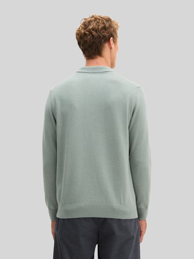Marc O'Polo Regular Fit Pullover aus Baumwoll-Schurwoll-Mix Mint 5