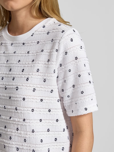 Jake*s Casual T-shirt z okrągłym dekoltem Złamany biały 3