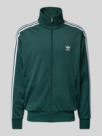 adidas Originals Sweatjacke mit Label-Stitching Dunkelgruen 1