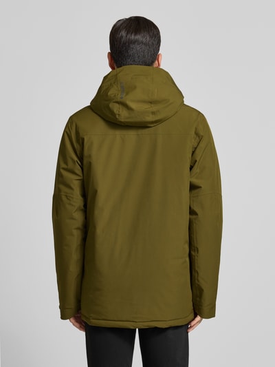 Icepeak Parka z kapturem i patkami na rękawach model ‘BAKERHILL’ Oliwkowy 5