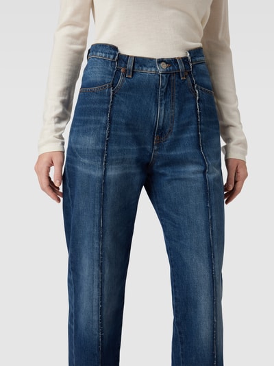 Victoria Beckham Jeans mit Knopf- und Reißverschluss Jeansblau 3