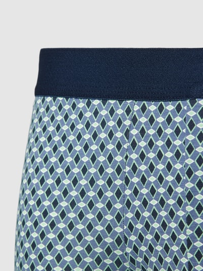 Calida Boxershort met all-over motief, model 'Enjoy New' Rookblauw - 2