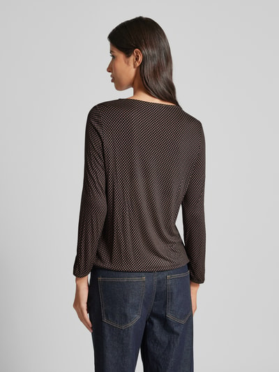 OPUS Longsleeve mit Square-Neck-Ausschnitt Modell 'Sandya' Hellbraun 5