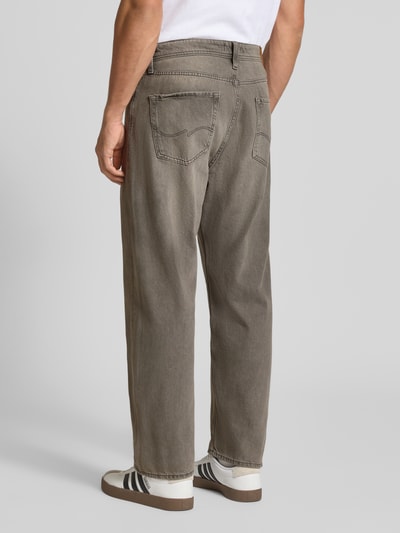 Jack & Jones Straight Fit Jeans im 5-Pocket-Design Modell 'Alex' Hellgrau 5