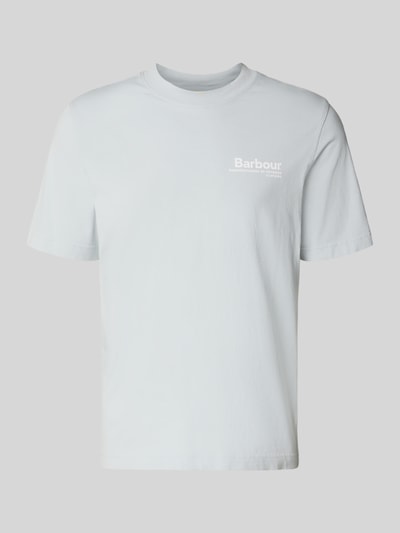Barbour t-shirt o kroju relaxed fit z czystej bawełny model 'WILDFELL' Jasnoniebieski 2