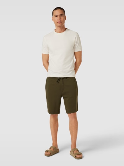 Polo Ralph Lauren Sweatshorts mit Label-Stitching Oliv 1