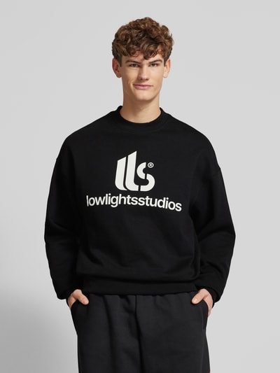 Low Lights Studios Sweatshirt mit Label-Print Black 4