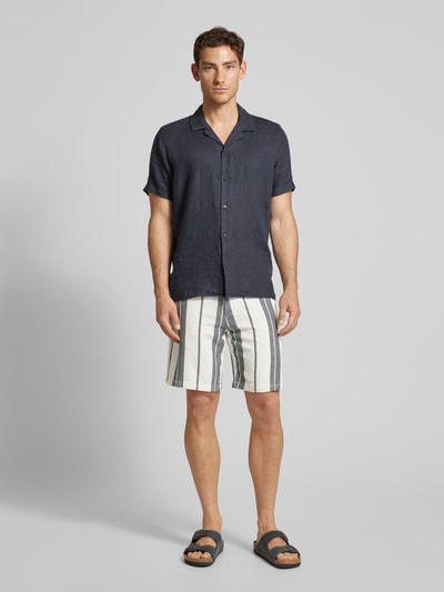 SELECTED HOMME Regular Fit Shorts mit Eingrifftaschen Modell 'WEST' Dunkelblau 1