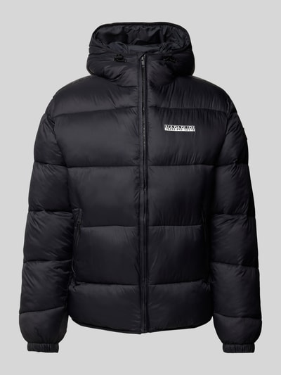 Napapijri Steppjacke mit Label-Print Modell 'SUOMI' Black 2