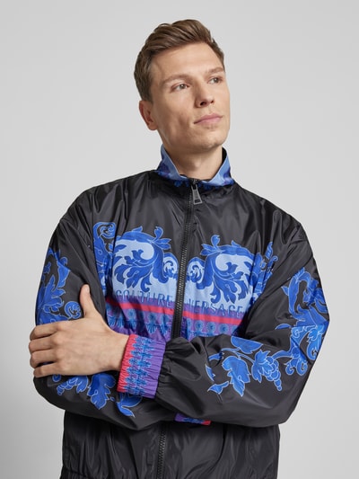 Versace Jeans Couture Jack met motief- en labelprint Zwart - 3