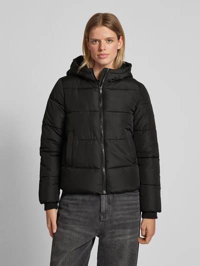 Pieces Steppjacke mit Kapuze Modell 'BEE' Black 4