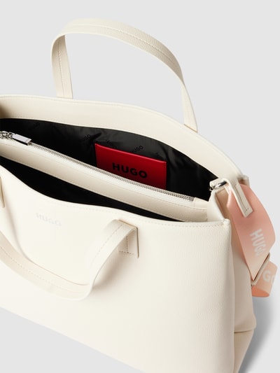 online kaufen (offwhite) HUGO Label-Details Handtasche mit