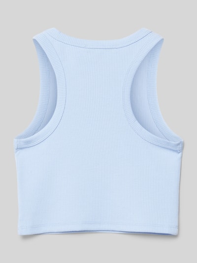 Garcia Tanktop in Ripp-Optik Bleu 3