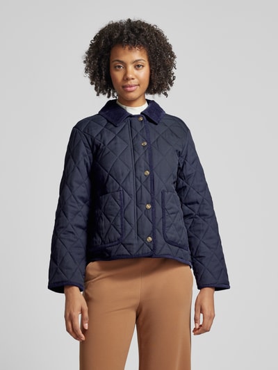 Gant Steppjacke mit aufgesetzten Taschen Dunkelblau 4