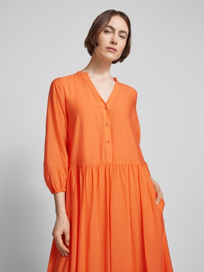 JOOP! Maxi-jurk met laagjeslook Oranje - 3