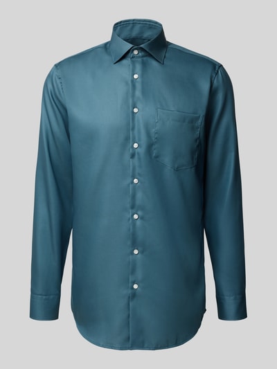 SEIDENSTICKER REGULAR FIT Regular Fit Business-Hemd mit Knopfleiste Gruen 2