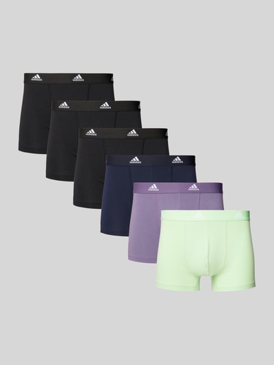 ADIDAS SPORTSWEAR Obcisłe bokserki z elastycznym paskiem z logo w zestawie 6 szt. Miętowy 1