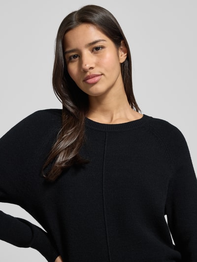 Christian Berg Woman Gebreide pullover met ribboorden  Zwart - 3