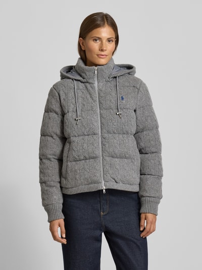 Polo Ralph Lauren Steppjacke aus Woll-Kaschmir-Mix Mittelgrau 4