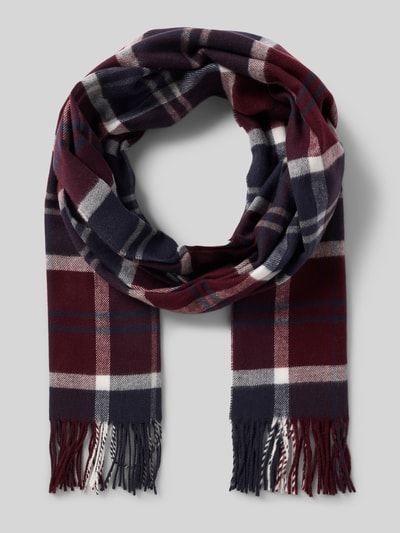 MCNEAL Schal mit Ausfransungen Pflaume 1