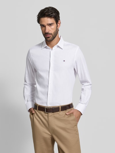 Tommy Hilfiger Regular fit zakelijk overhemd van puur katoen Zand - 4
