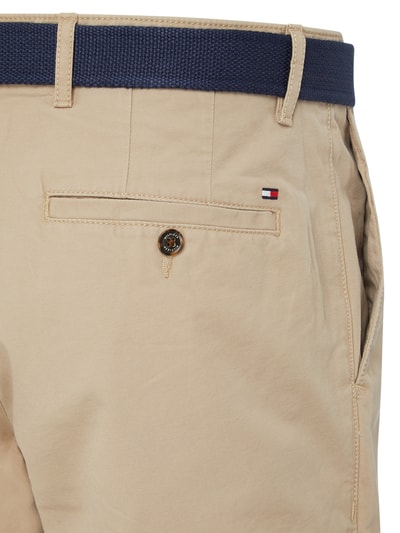 Tommy Hilfiger Pants Szorty chinosy z bawełny model ‘Brooklyn’ Beżowy 4