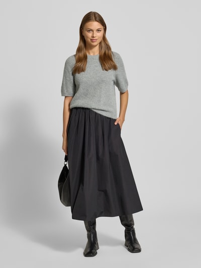 OPUS PANTS Gebreide trui met wol-alpaca-aandeel model 'Pumba' Middengrijs - 1