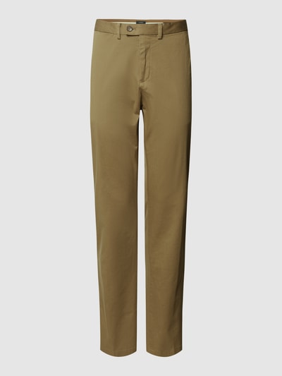 Esprit Collection Chino met steekzakken, model 'TWILL' Roodbruin - 2