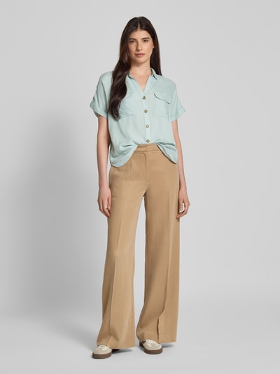 Vero Moda Regular Fit Hemdbluse mit Brusttaschen Modell 'BUMPY' Schilf 1
