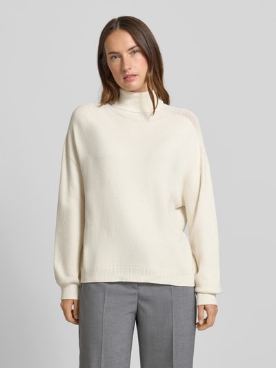 Liu Jo White Strickpullover mit Rollkragen Offwhite 4