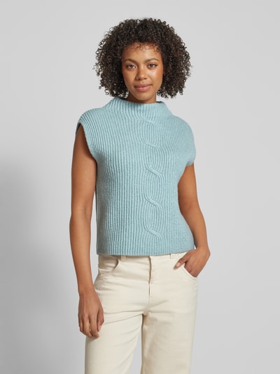 OPUS Strickshirt mit Turtleneck Modell 'Pipeti' Hellblau 4