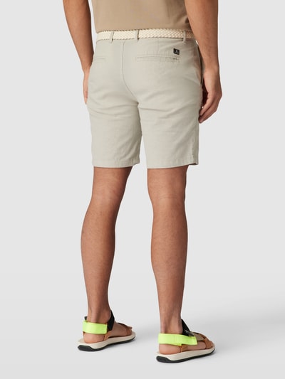 Jack & Jones Bermuda met stoffen ceintuur Rietgroen - 5