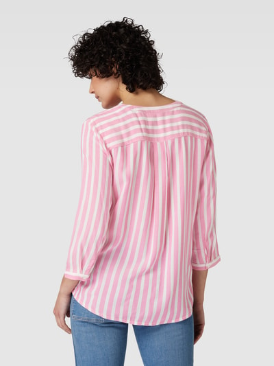 Tom Tailor Blusenshirt mit Streifenmuster Pink 5