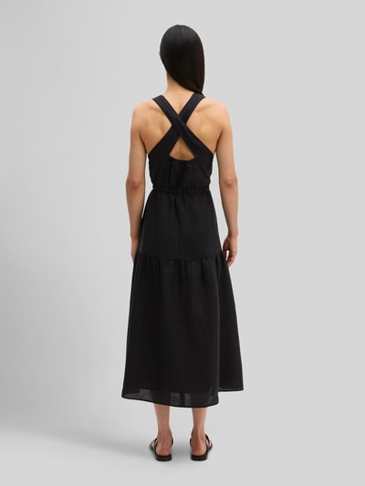 Marc O'Polo Relaxed Fit Freizeitkleid aus reinem Leinen Black 5