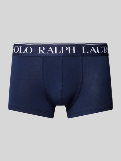 Polo Ralph Lauren Underwear Trunks mit elastischem Label-Bund Dunkelblau 1