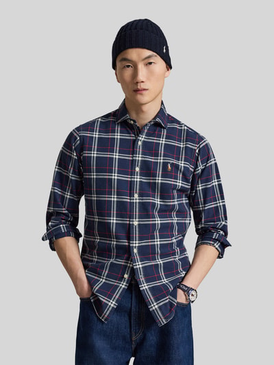 Polo Ralph Lauren Regular Fit Freizeithemd aus reiner Baumwolle Marine 5