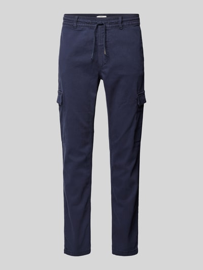 Pepe Jeans Slim fit cargobroek met tunnelkoord, model 'Gymdigo' Blauw - 2