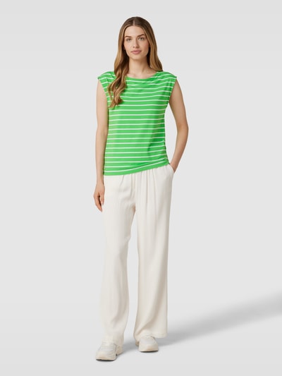 Esprit T-shirt met streepmotief Groen - 1