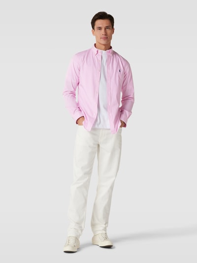 Polo Ralph Lauren Slim Fit Freizeithemd mit Streifenmuster Pink 1