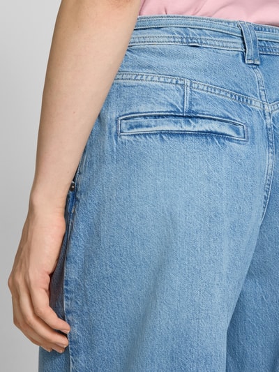 BOSS Orange Baggy Fit Jeans mit Bindegürtel Hellblau 3