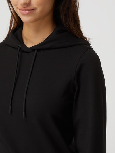 Calvin Klein Jeans Cropped Hoodie aus Jersey  Black 3