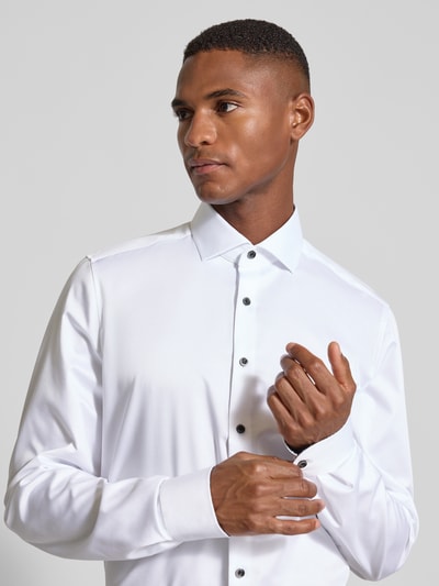 OLYMP Level Five Body Fit Businesshemd mit extra langem Arm Silber 3